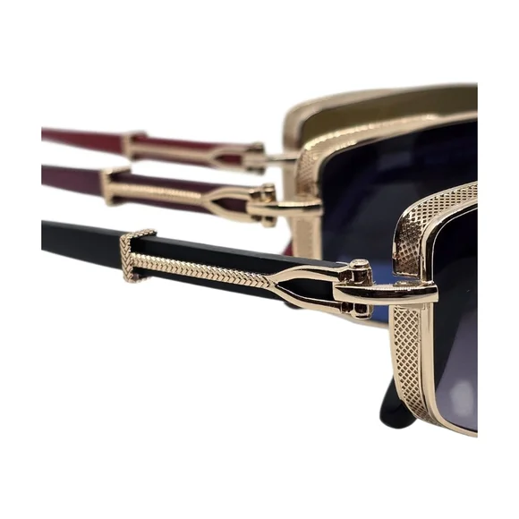 3 PORTA ROMANA LOT 1 Gold Frame Sunglasses Set - Picture 6 of 7